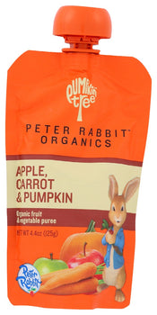 PETER RABBIT: Apple, Carrot & Pumpkin Pouch, 4.4 oz