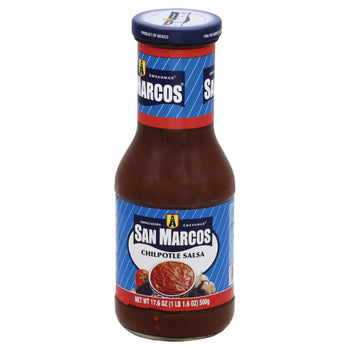 SAN MARCOS: Chipotle Salsa, 17.6 oz