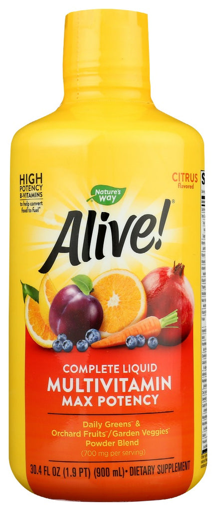 NATURES WAY: Alive Vit Ctrs Flvr, 30.4 oz