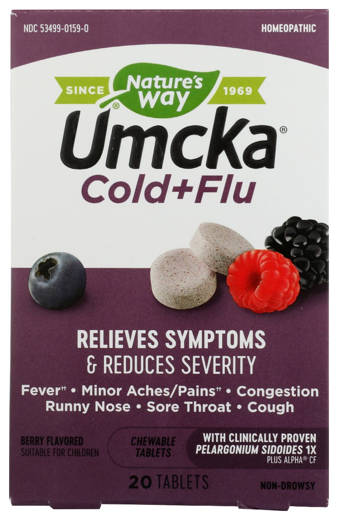 NATURES WAY: Umcka Berry Chew, 20 tb