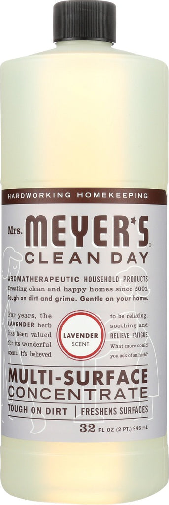 MRS MEYERS CLEAN DAY: Lavender Multi-Surface Concentrate, 32 oz