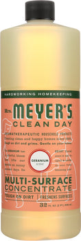 MRS MEYERS CLEAN DAY: Geranium Multi-Surface Concentrate, 32 oz