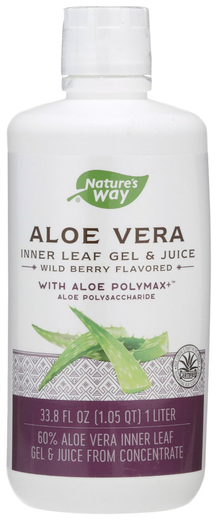 NATURES WAY: Aloe Vera Gel Jceberry, 33.8 oz