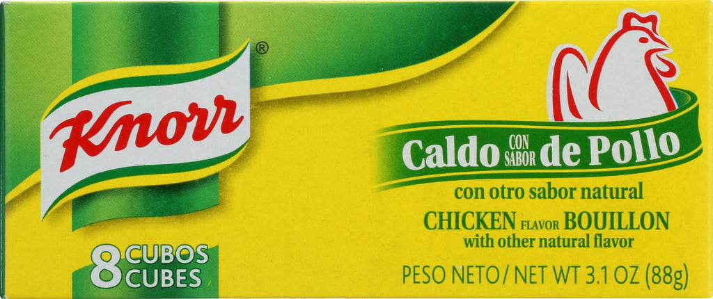 KNORR: Chicken Flavor Bouillon 8 Count Cubes, 3.1 oz