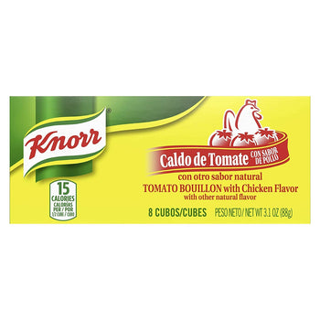 KNORR: Tomato Bouillon with Chicken Flavor 8 Count Cubes, 3.1 oz