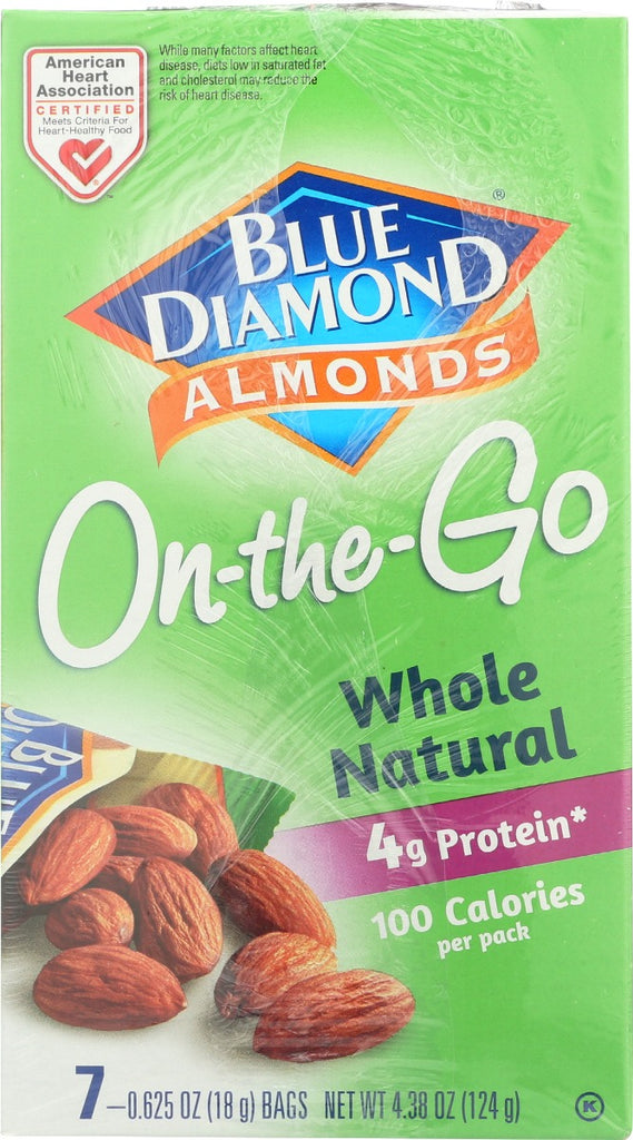 BLUE DIAMOND: Almond Whl 100Cal, 4.38 oz