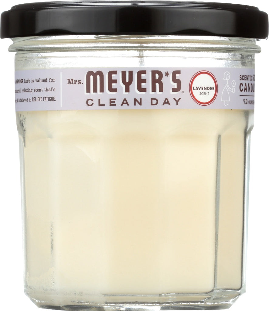 MRS MEYERS CLEAN DAY: Lavender Soy Candle Large, 7.2 oz