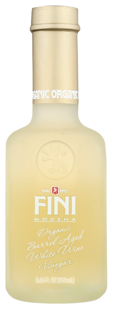 FINI: Organic Barrel Aged White Wine Vinegar, 8.45 oz