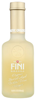 FINI: Organic Barrel Aged White Wine Vinegar, 8.45 oz