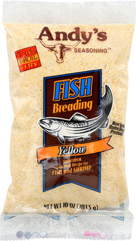 ANDYS SEASONING: Yellow Fish Breading, 10 oz