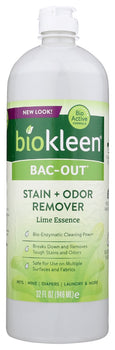 BIO KLEEN: Lime Essence Bac Out Stain & Odor Remover, 32 oz