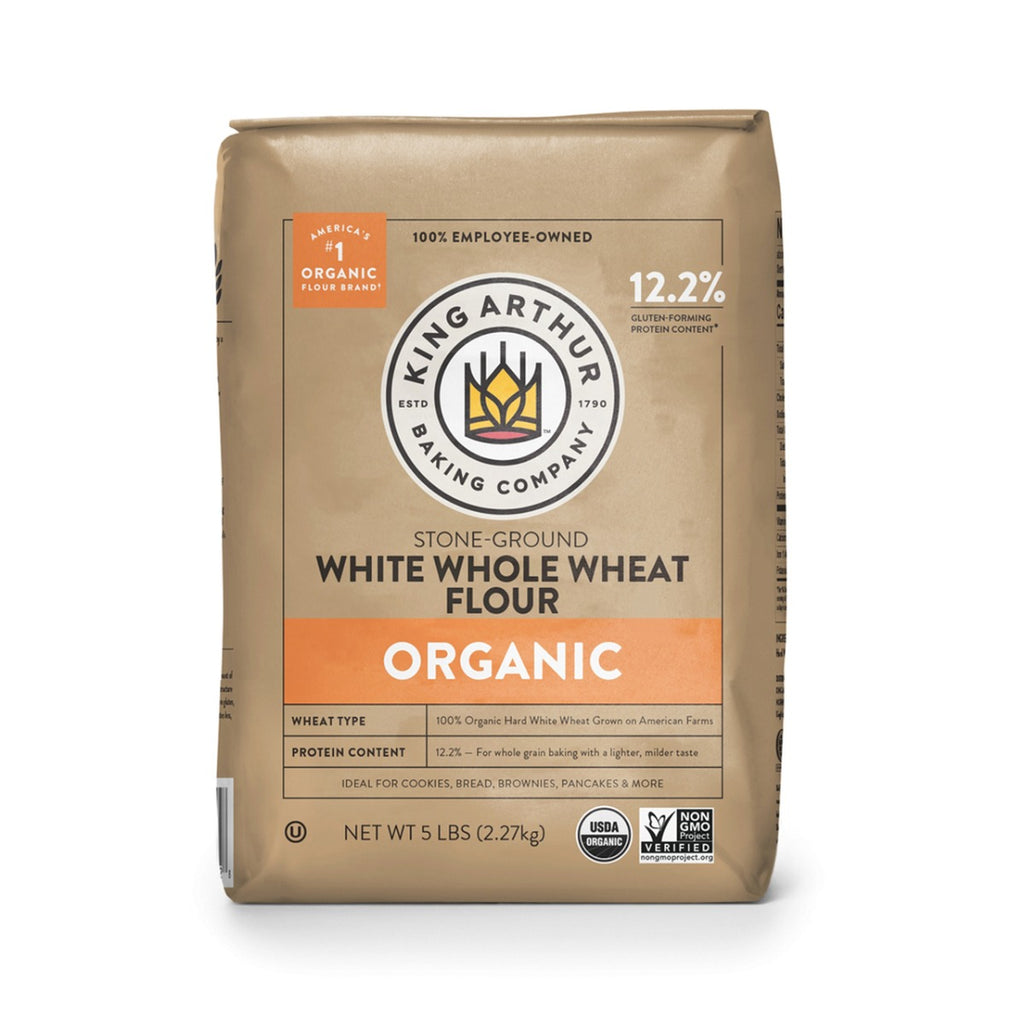 KING ARTHUR: Flour Orgnc Whl Wht, 5 lb