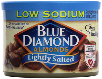 BLUE DIAMOND: Almond Lghtly Salted, 6 oz