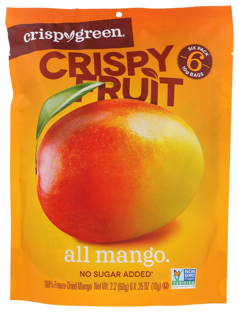 CRISPY GREEN: Crispy Fruit All Mango, 2.2 oz