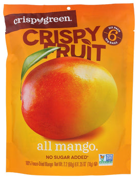 CRISPY GREEN: Crispy Fruit All Mango, 2.2 oz