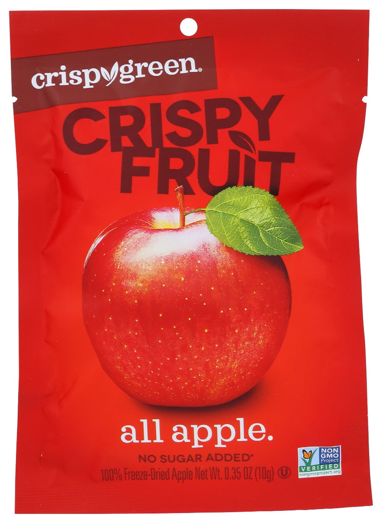 CRISPY GREEN: Crispy Fruit All Apple, 0.35 oz