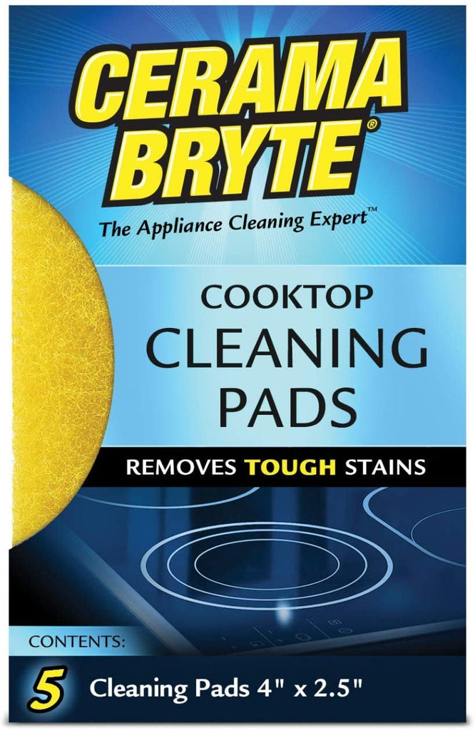 CERAMA BRYTE: Cleaner Pad Cooktop, 5 pc