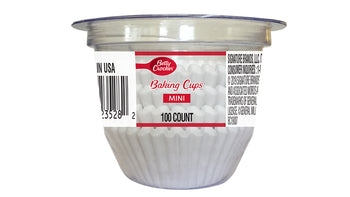 BETTY CROCKER: Mini White Baking Cups, 100 pc