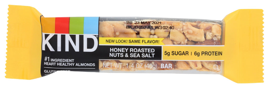 KIND: Honey Roasted Nuts And Sea Salt Bar, 1.4 oz