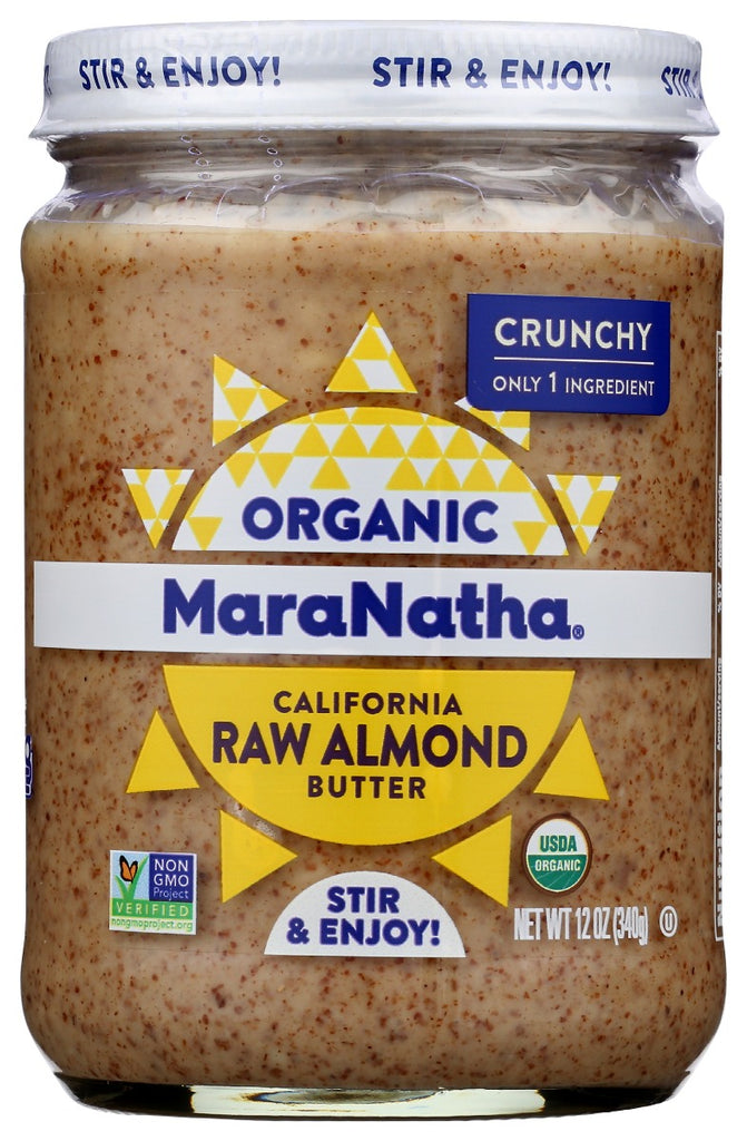 MARANATHA: California Raw Almond Butter, 12 oz