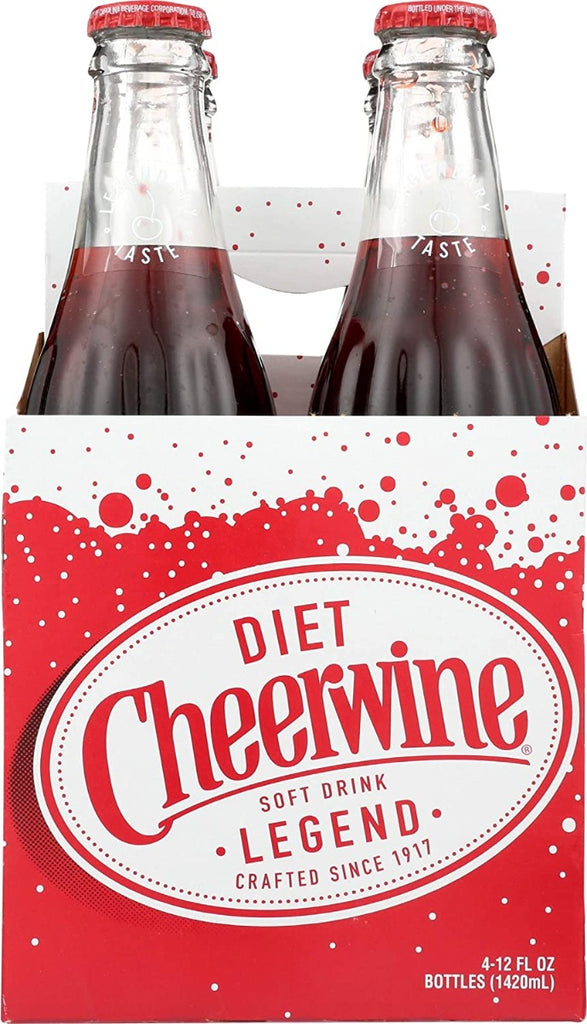 CHEERWINE: Diet Cheerwine Soft Drink, 48 fo