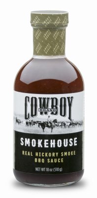 COWBOY CHARCOAL: Smokehouse Hickory BBQ Sauce, 18 oz