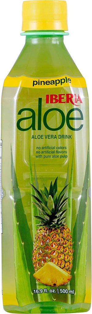 IBERIA: Pineapple Aloe Vera Drink, 16.9 oz