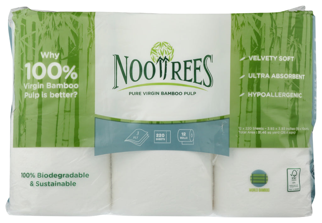 NOOTREES: Toilet Tissue 12Rl 220sht, 1 ea