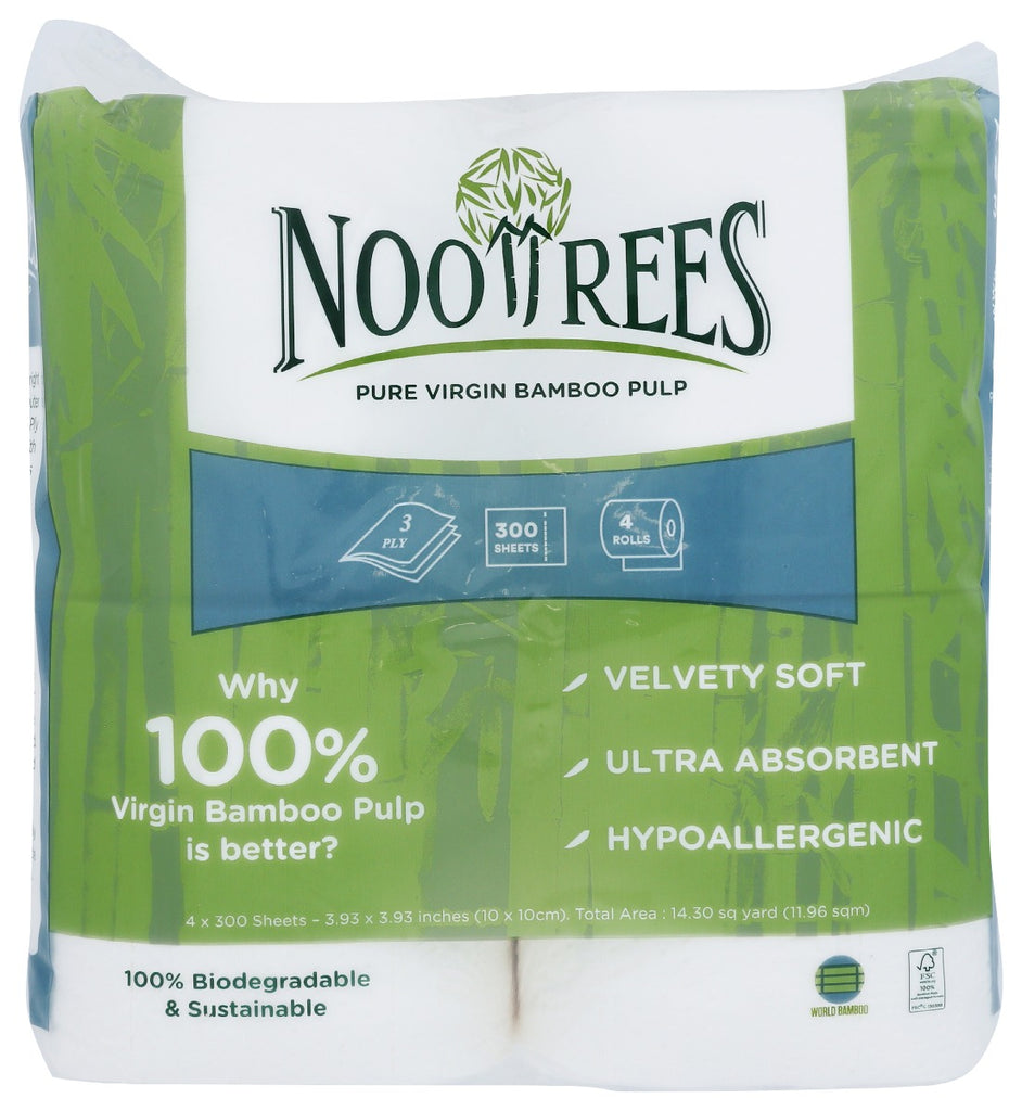 NOOTREES: Toilet Tissue 4Rl 300Sht, 1 ea