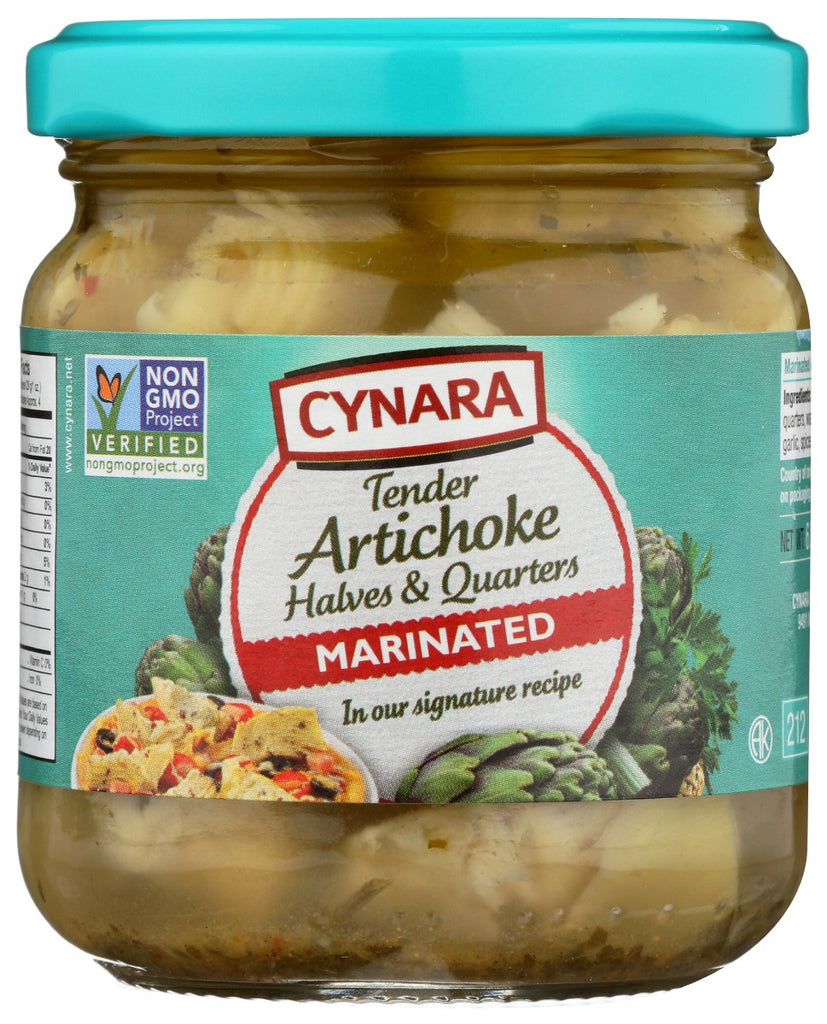 CYNARA: Marinated Tender Artichoke Halves And Quarters, 6.75 oz