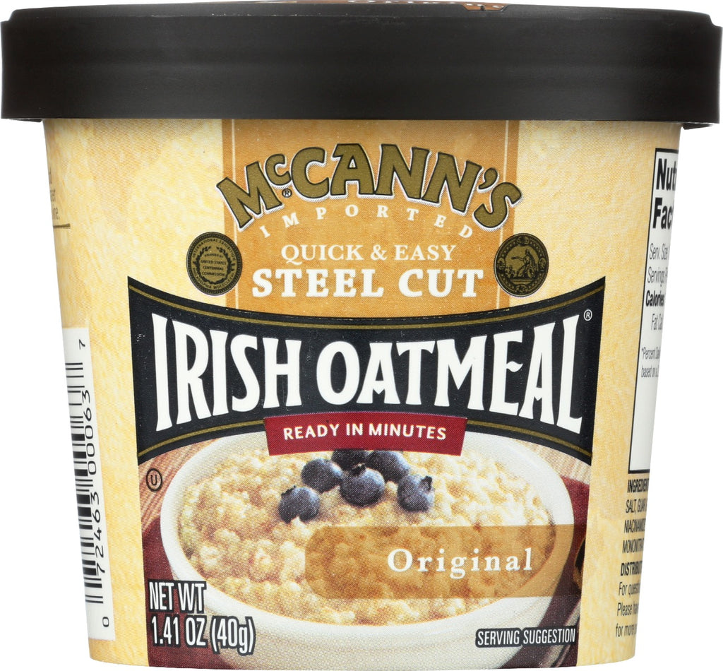 MCCANNS IRISH OATMEAL: Oatmeal Inst Cup Original, 1.9 oz