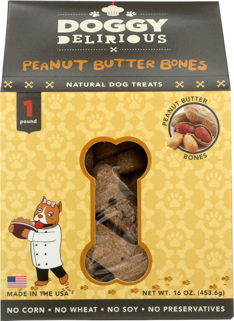 DOGGY DELIRIOUS: Dog Bone Pb, 16 oz