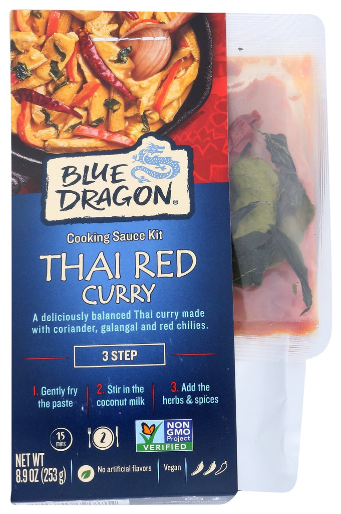 BLUE DRAGON: Curry Kit Thai Red 3 Step, 8.9 oz