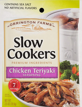 ORRINGTON FARMS: Chicken Teriyaki Slow Cooker Seasoning, 2.5 oz