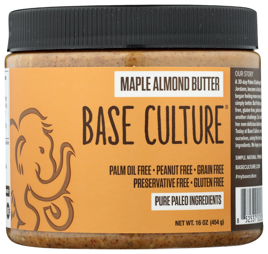 BASE CULTURE: Butter Maple Almond, 16 oz