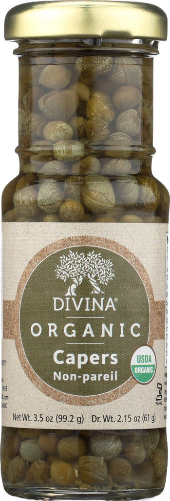 DIVINA: Capers Org, 3.5 oz