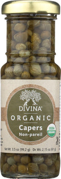 DIVINA: Capers Org, 3.5 oz