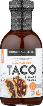 URBAN ACCENTS: Jamaican Jerk Taco Sauce, 14.8 oz