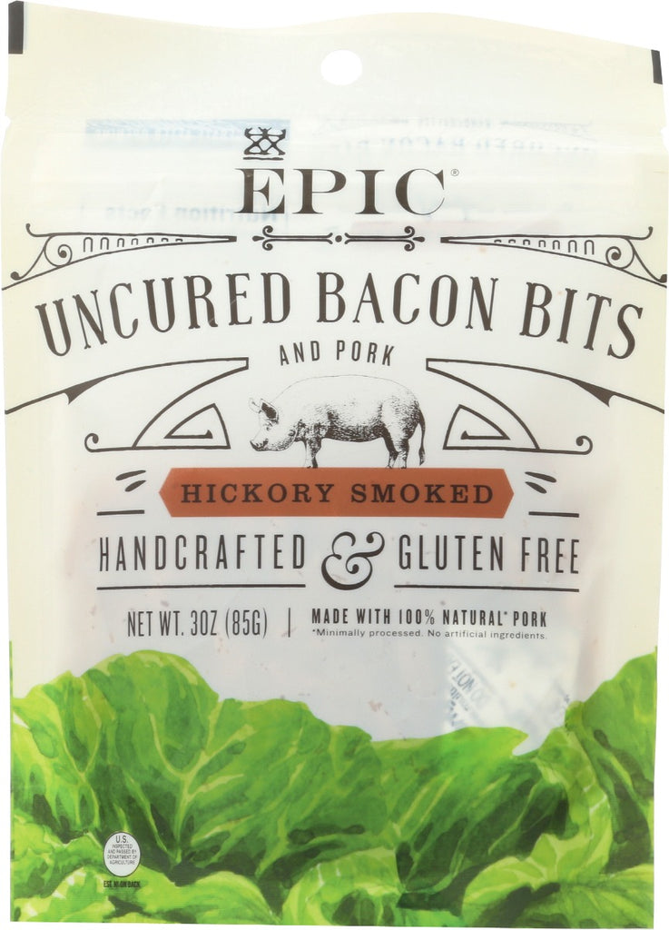 EPIC: Hickory Smoked Uncured Bacon Bits, 3 oz