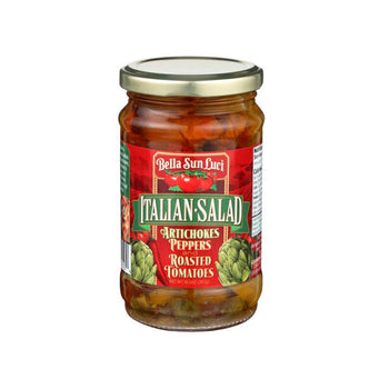 BELLA SUN LUCI: Artichokes Peppers Tomatos Italian Salad, 10.5 oz