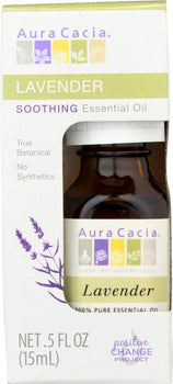 AURA CACIA: Lavender Soothing Essential Oil, 0.5 oz