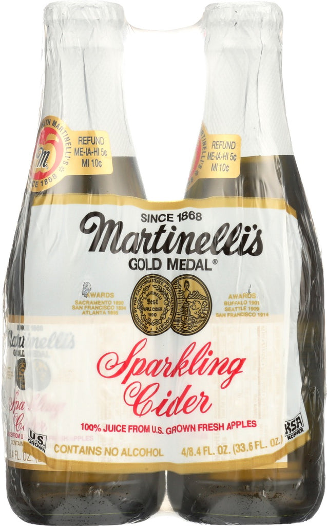 MARTINELLI: Juice Sprkl Cider 4Pk, 33.6 fo