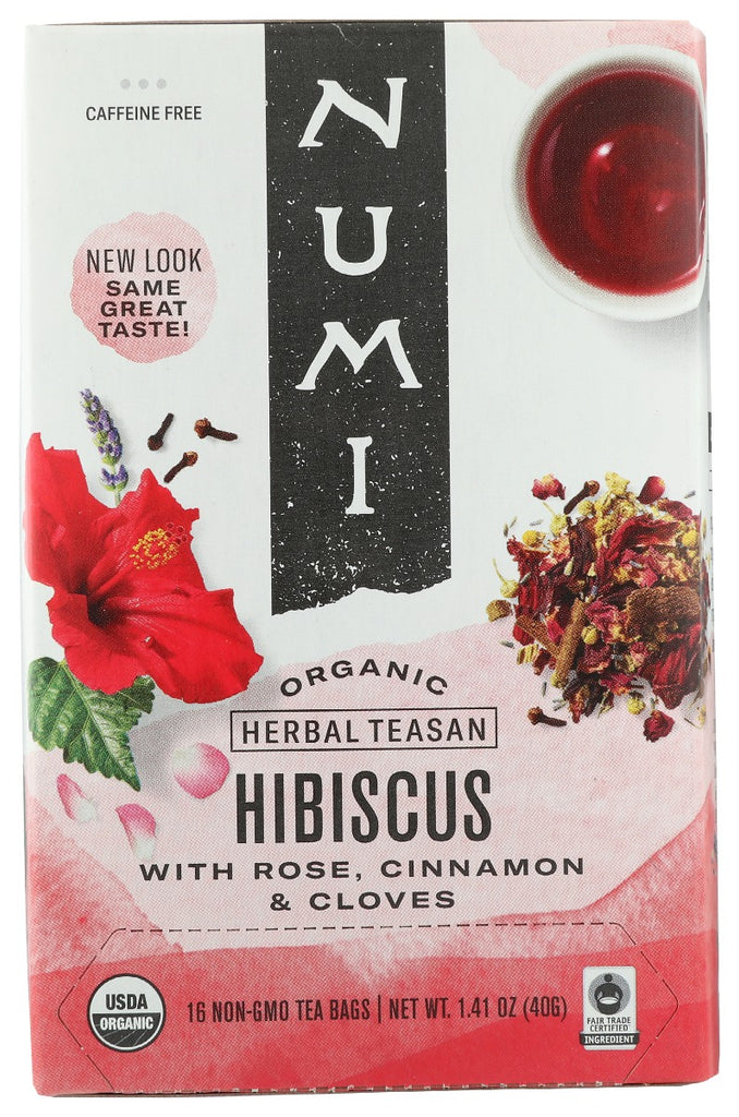 NUMI TEAS: Tea Hibiscus, 16 bg