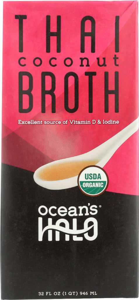 OCEANS HALO: Organic Thai Coconut Broth, 32 fo