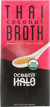 OCEANS HALO: Organic Thai Coconut Broth, 32 fo