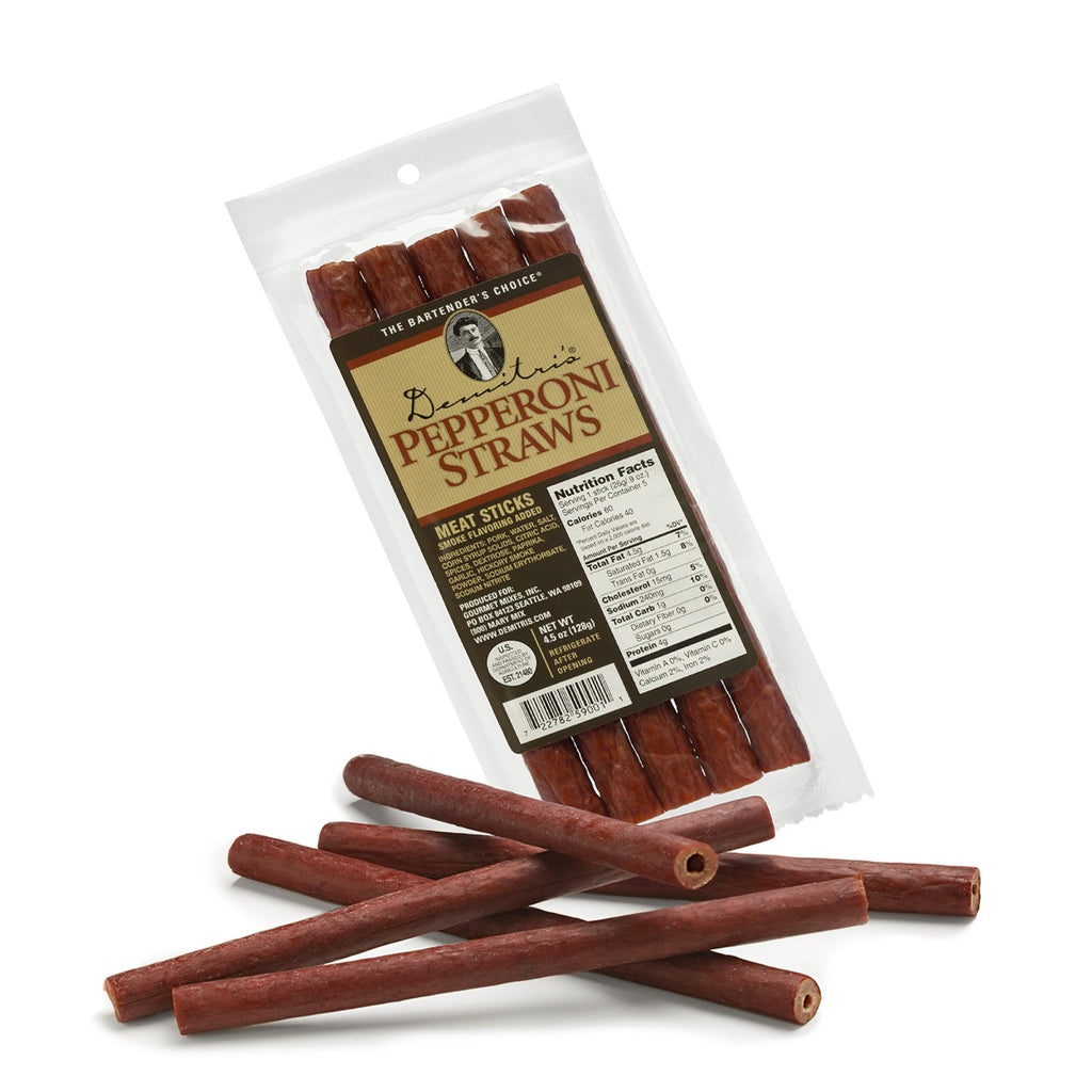 DEMITRIS: Pepperoni Straws, 4.5 oz