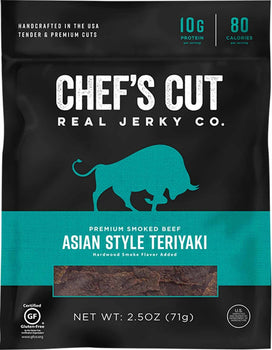 CHEFS CUT: Jerky Rl Stk Asn Tryki, 2.5 oz