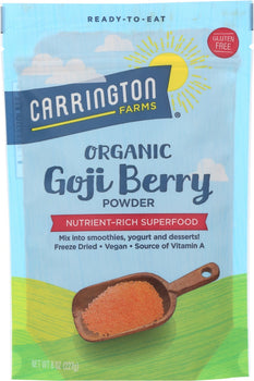 CARRINGTON FARMS: Organic Goji Berry Powder, 8 oz