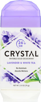 CRYSTAL BODY DEODORANT: Deodorant Stk Lvndr Tea, 2.5 oz