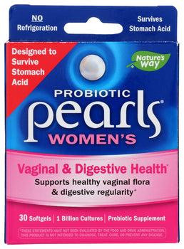 NATURES WAY: Probiotic Pearls Womens, 30 sg